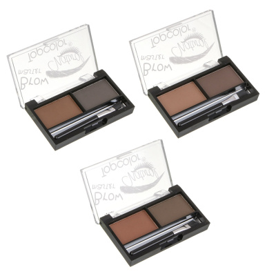 Тени для бровей 2-х цветные тм Topcolor, 5 гр, TC005