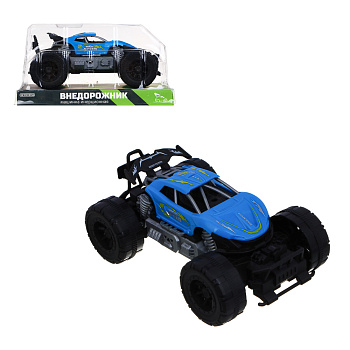 ИГРОЛЕНД Машинка Внедорожник, инерция, 18х10,5х10 см, 6 дизайнов