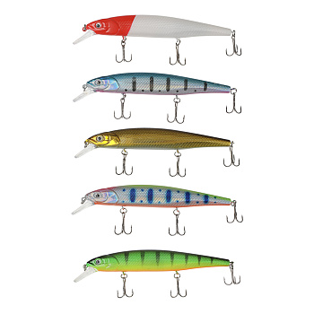 Воблер "Классик Минноу XL" тм AZOR FISHING, 20,6гр, 145мм, 0-1,8м, 5 цветов