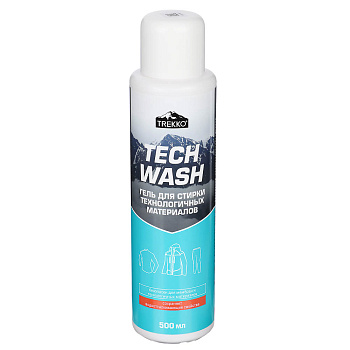Гель для стирки мембранных и технологичных материалов Trekko Tech Wash, п/б, 500мл