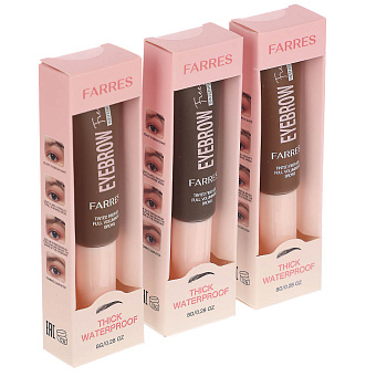 Стойкая тушь для бровей с 3D эффектом тм Farres 8,0 г