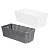 Корзинка Лофт прямоугольная 3л 297х130х96 мм белый, серый