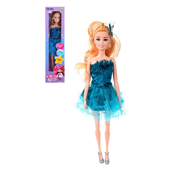 ИГРОЛЕНД Кукла нарядная шарнирная, 29 см, PP, PVC, полиэстер, 8х4х32 см, 4 дизайна
