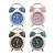 Будильник тм LADECOR CHRONO 10,5x5,5x15,5 см, пластик, металл, 1xAA, 4 вида