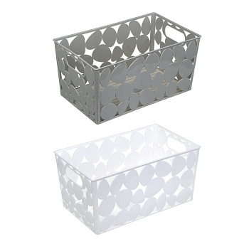 Корзинка для хранения тм VETTA, пластик, 25,5x15x12,5см, 2 цвета