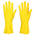 Перчатки тм VETTA Лайт, размер S, латекс, желтый цвет