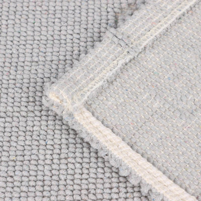 Коврик петельный, хлопок, 60x40см, одинарный, серый