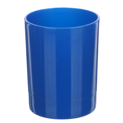 Подставка-стакан для ручек и карандашей, пластик, ассорти 6 цветов