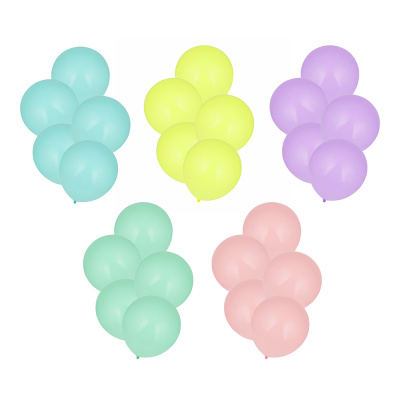 Набор воздушных шаров гигантов тм Fntastic, 18", 5 шт, пл 10 гр. 5 цветов пастель