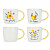 Кружка Пчелки тм MILLIMI 355мл, 4 дизайна , фарфор