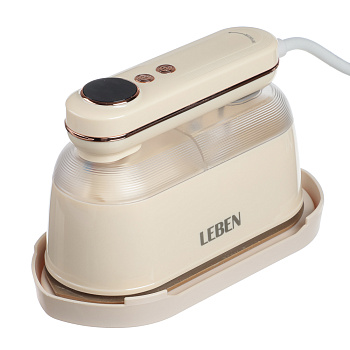 LEBEN Отпариватель - утюг складной 1200 Вт, 140мл