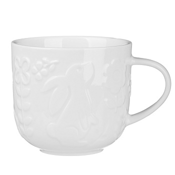 Кружка тм MILLIMI Зайчик 415мл мл, фарфор