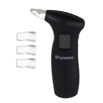 ЕРМАК Алкотестер, 4 мундштука в комплекте