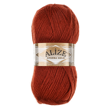 Пряжа Angora gold/Ализе 100г/550м 10 % мохер 10 % шерсть 80 % акрил (36-терракот)