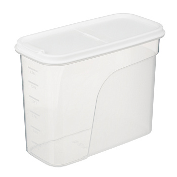 Банка для сыпучих продуктов МАШ прямоугольный 1,7л, пластик