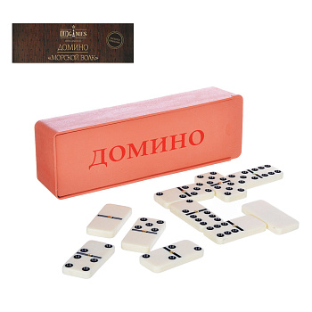 LDGames Домино, пластик, в пластиковом пенале, 17,8х5,8см, 5008В