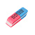 Ластик ClipStudio скошенный красно-синий, для карандашей и чернил