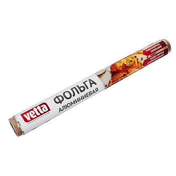 Фольга алюминиевая тм VETTA, 29см х 10м, 9мкм