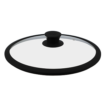 SATOSHI/BY COLLECTION Крышка стекло/силикон с ручкой, 26см