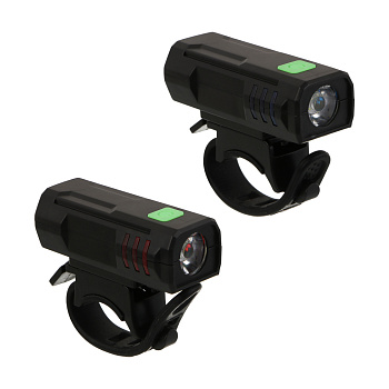 Фонарь велосипедный передний, тм BY SPORT, 3 режима, 1LED, USB