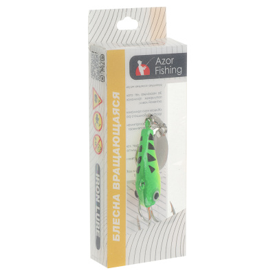 Блесна "Тейлспин Про" тм AZOR FISHING, 14гр, 5 цветов