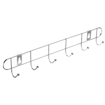 Вешалка настенная тм VETTA, 6 крючков, металл, 32,5х5х3,5см