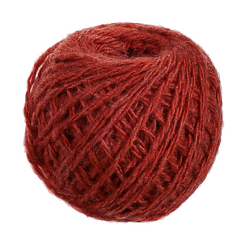 Пряжа в клубках акрил 100м/40-42 гр, цвет красный терракот