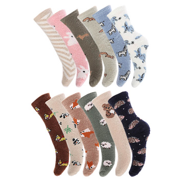 Носки женские классические с имитацией норки, тм RS, 96% п/э, 4% спандекс, р. 36-39, RSQ4