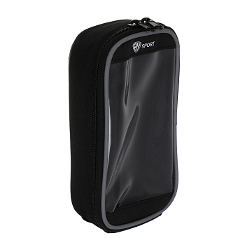 Велосумка на руль, тм BY SPORT, 18х8см, оксфорд 600D, ПВХ, черная