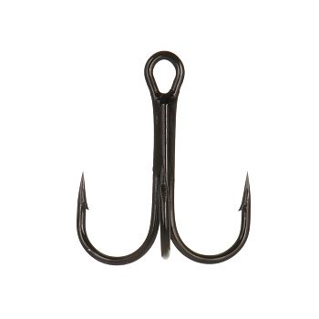Крючок тройной №4 тм AZOR FISHING, высокоуглеродистая сталь, черный никель, 1000шт