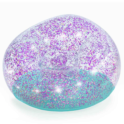 BESTWAY Надувное кресло GLITTER DREAMINFLATE-A-CHAIR , 114x112x66см, 75115