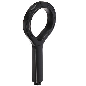 Лейка для душа, 1 режим, 120мм, черный