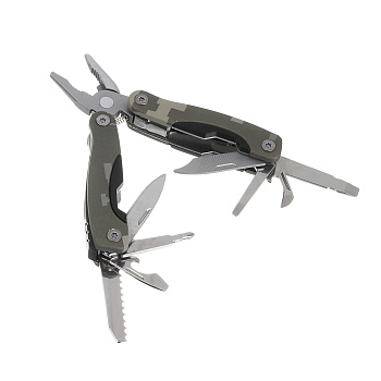 Мультитул многофункциональный тм BY Русские Супергерои, 15 функций, нержавеющая сталь, 9,9 см