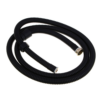 RAIN Шланг для душа, 150см, 1/2"(Имп)-1/2"(Имп), сталь, латунь, EPDM, антитвист, черный