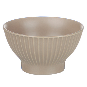 Салатник Лусия тм MILLIMI, 11см, фарфор, кофейный