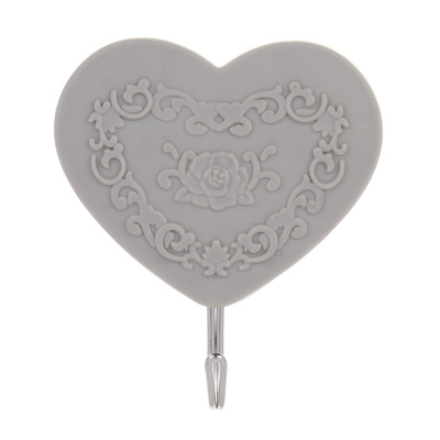 VETTA Love Набор крючков для полотенец 2 шт самоклеящихся, пластик, 2 цвета