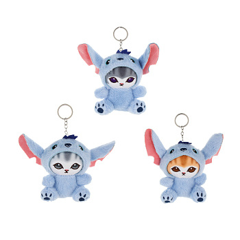 Брелок-подвес мягкий "Котя" в костюмчике, полиэстер, металл, ИГРОЛЕНД, 1811-42