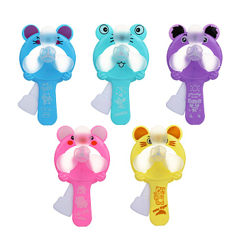 Вентилятор с игрушкой, ИГРОЛЕНД механический, ABS, h15см