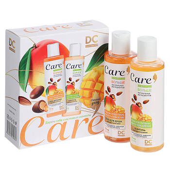 Подарочный набор женский DC Care:Гель для душа 200мл+шампунь 200мл