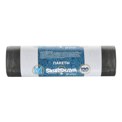 GRIFON Мешки для мусора 120 л.,10 шт., стандарт, рулон