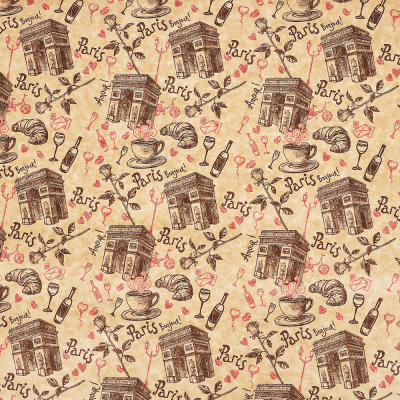 Бумага упаковочная, 70х100см, в ассортименте