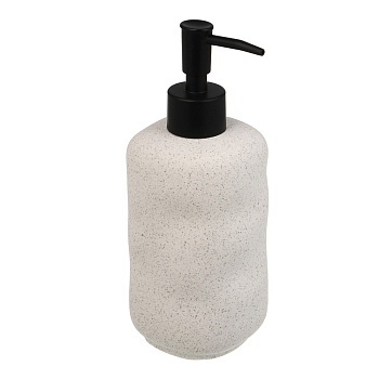 Диспенсер для жидкого мыла тм VETTA Верона 360мл, керамогранит, белый, 7,6x7,6x14/20см