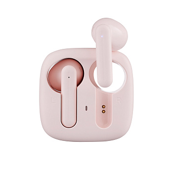 BY Наушники беспроводные TWS AirBuds, вкладыши, 25/200 мАч, BT5.3, розовый
