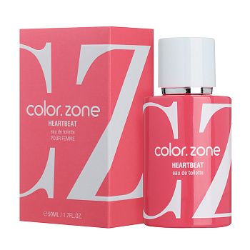 Туалетная вода женская тм UNIQUE color.zone Heartbeat, 50 мл