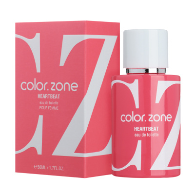 Туалетная вода женская тм UNIQUE color.zone Heartbeat, 50 мл