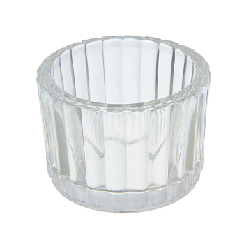 Подсвечник тм LADECOR стеклянный, 5,5x5,5x3,8 см, для чайных свечей