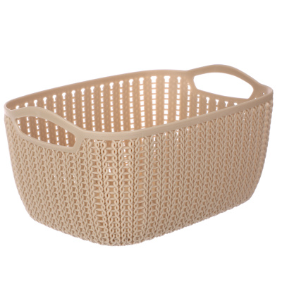Корзинка вязаная тм VETTA, пластик, 21х16х10см