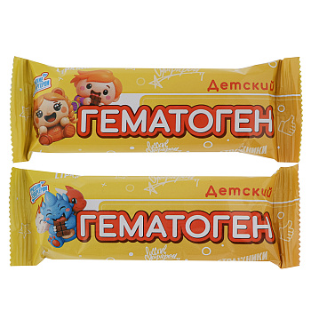 BY Русские Супергерои Гематоген детский, 40г