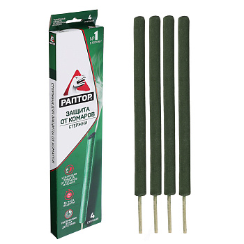 Стержень от комаров Раптор, 4шт