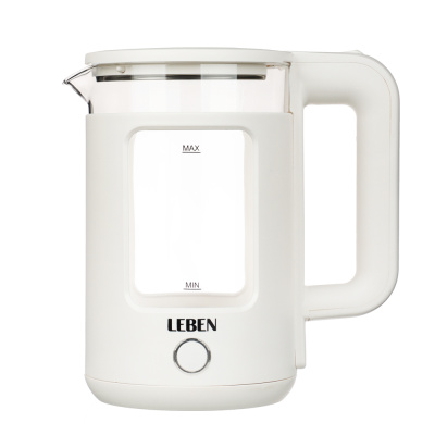 LEBEN Чайник электрический 1,8л стекло+пластик
